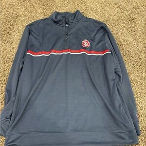 USD COYOTES Champion Gray Athletic Pullover